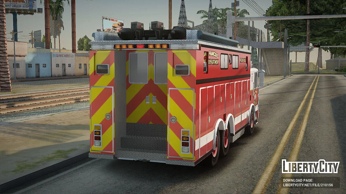 Pierce Walk-in SFFD Heavy Rescue / GTA San Andreas