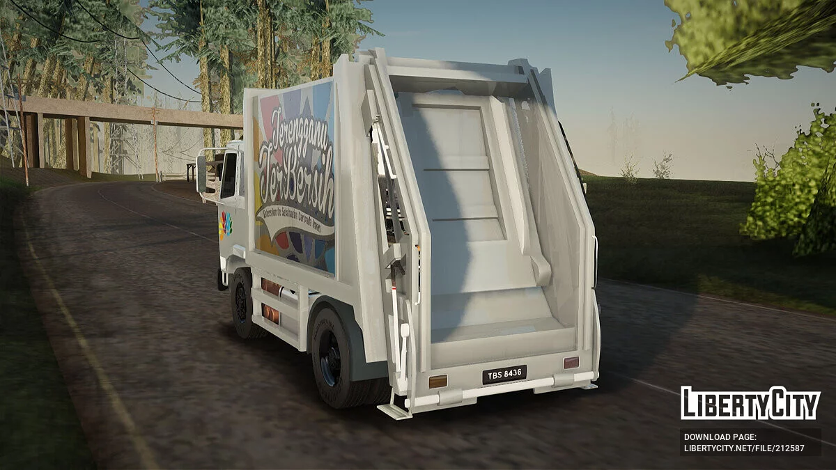 FAP MBKT Terengganu City Garbage Compactor Truck / GTA San Andreas