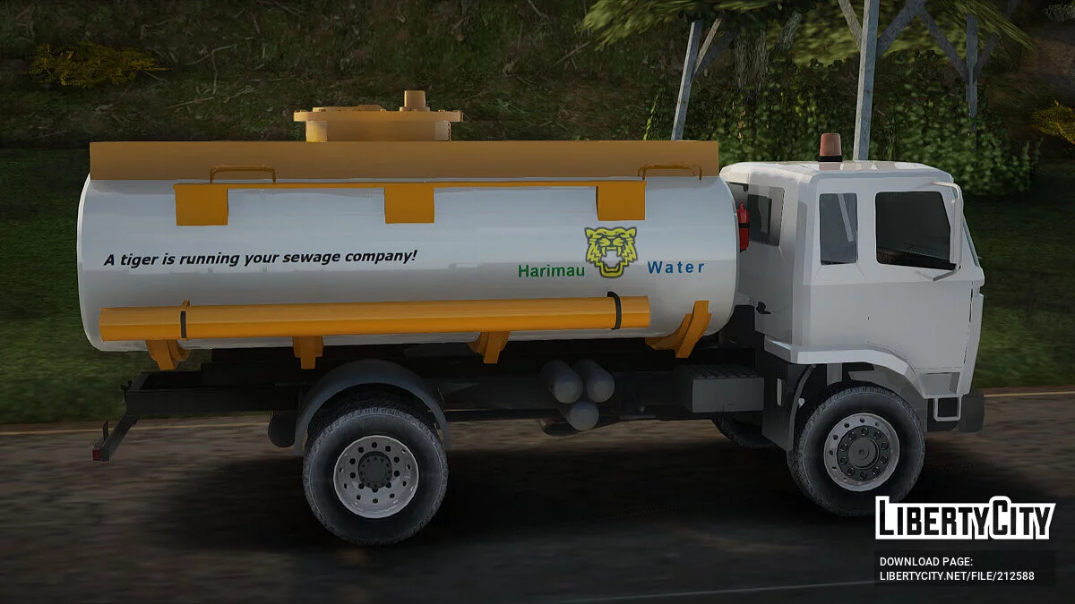 FAP Vacuum Sewage Truck Harimau Water Konsortium / GTA San Andreas
