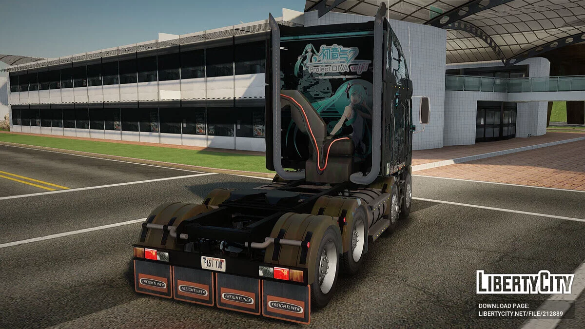 Freightliner Argosy 8x4 Hatsune Miku / GTA San Andreas