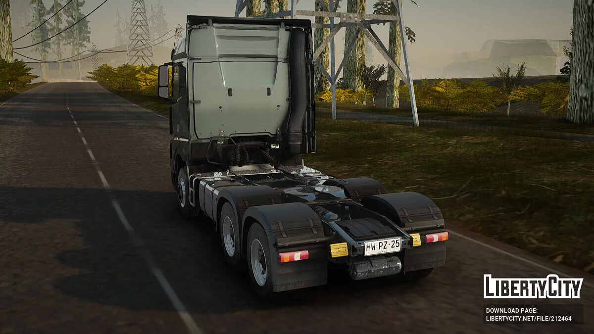 Mercedes-Benz Actros MP4 6х4 / GTA San Andreas