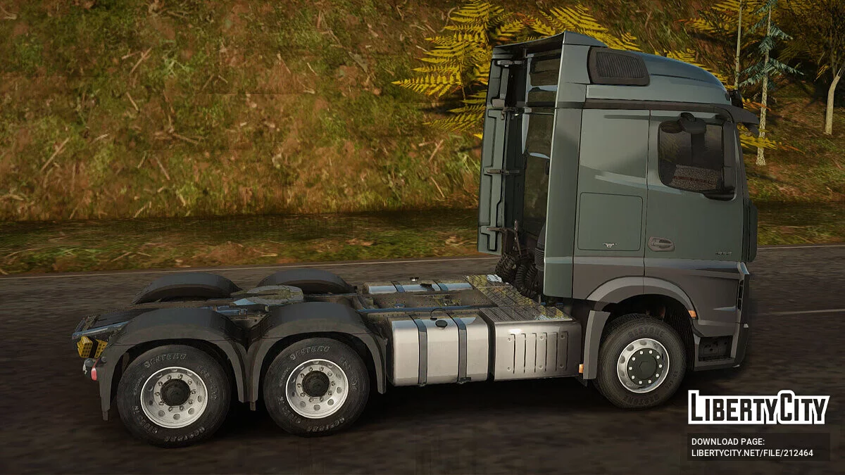 Mercedes-Benz Actros MP4 6х4 / GTA San Andreas