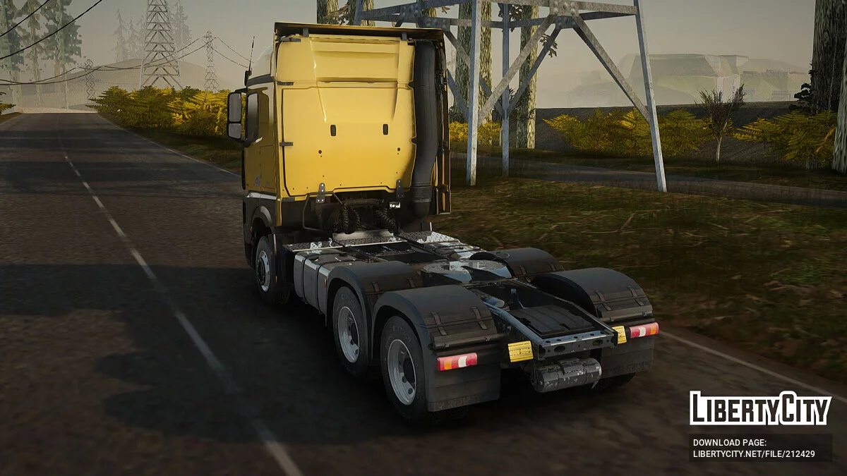 Mercedes-Benz Actros MP4 6x4 Exclusive Interior / GTA San Andreas