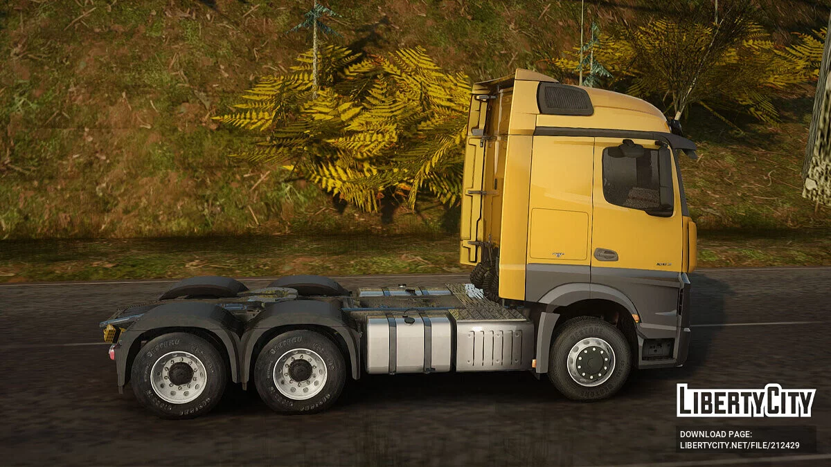 Mercedes-Benz Actros MP4 6x4 Exclusive Interior / GTA San Andreas