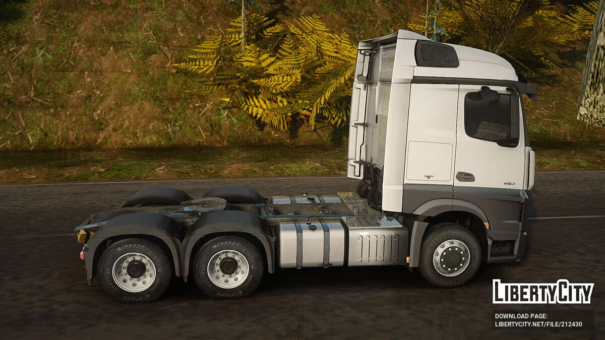 Mercedes-Benz Actros MP4 6x4 Standard Interior / GTA San Andreas