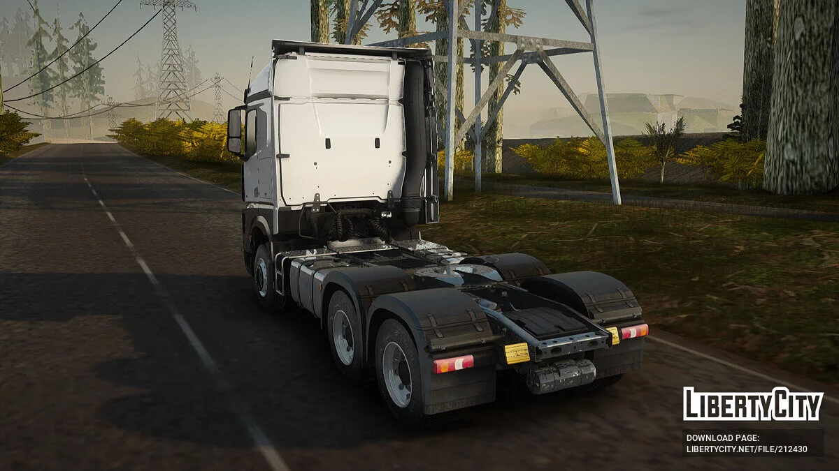 Mercedes-Benz Actros MP4 6x4 Standard Interior / GTA San Andreas