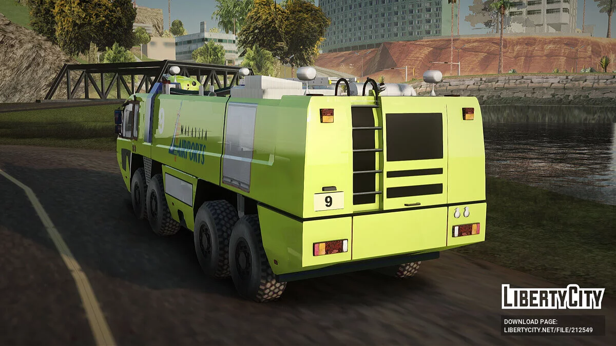 Rosenbauer Panther 8x8 Malaysia Airports / GTA San Andreas