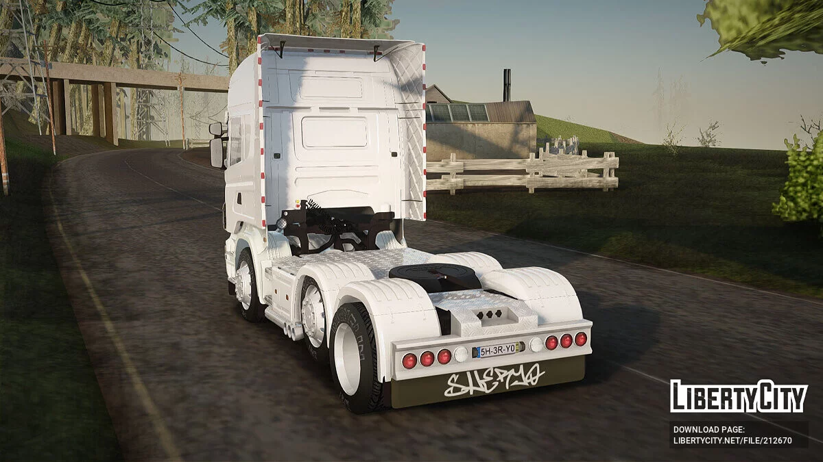 Scania R620 White Adabi / GTA San Andreas