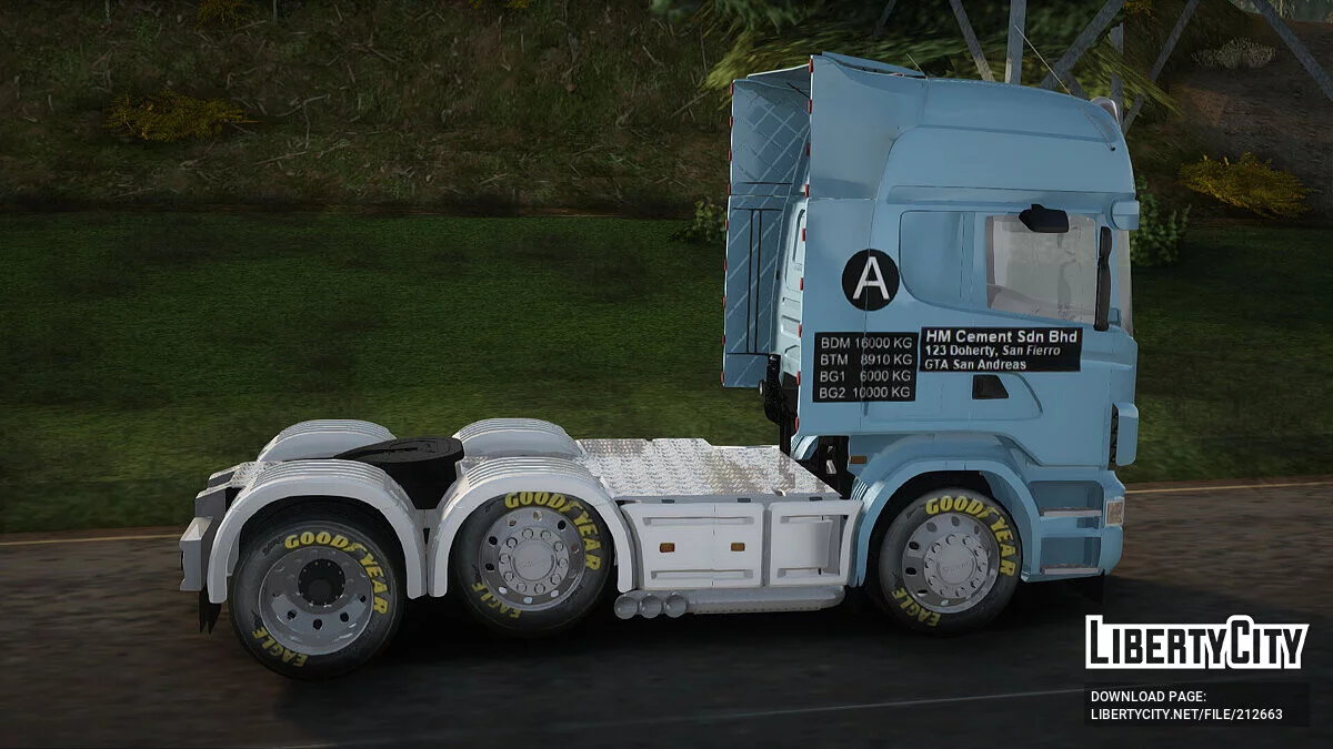 Scania R620 / GTA San Andreas