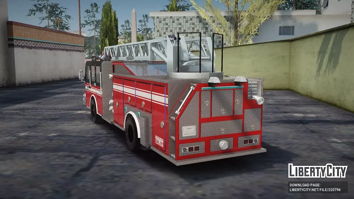 E-One Metro 100 Quint Alexandria Fire Departament / GTA San Andreas