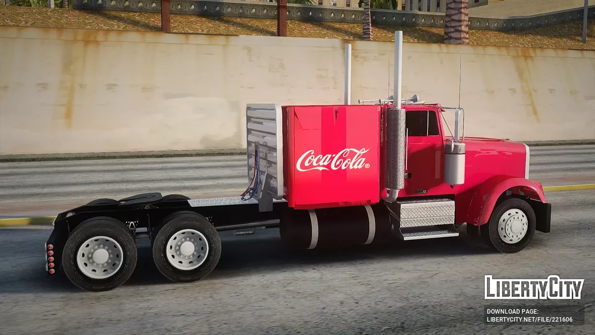 Freightliner FLD 120 Classic XL Flattop New Year's Truck / GTA San Andreas