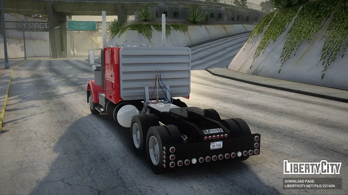 Freightliner FLD 120 Classic XL Flattop New Year's Truck / GTA San Andreas