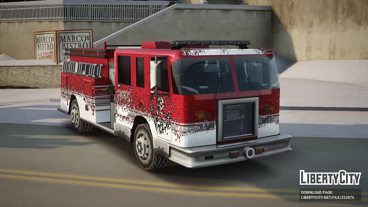 Pierce Arrow XT Pumper Winter Edition / GTA San Andreas