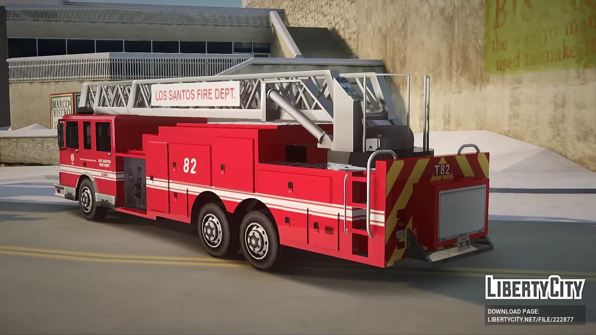 Pierce Firetruck Ladder / GTA San Andreas