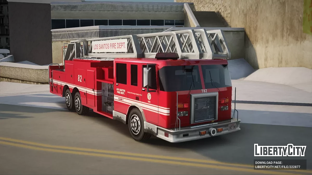 Pierce Firetruck Ladder / GTA San Andreas