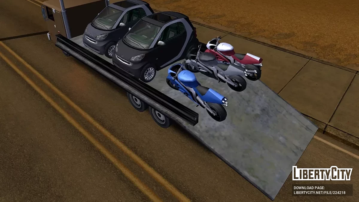 E-One Truck переделанный под DFT-30 / GTA San Andreas