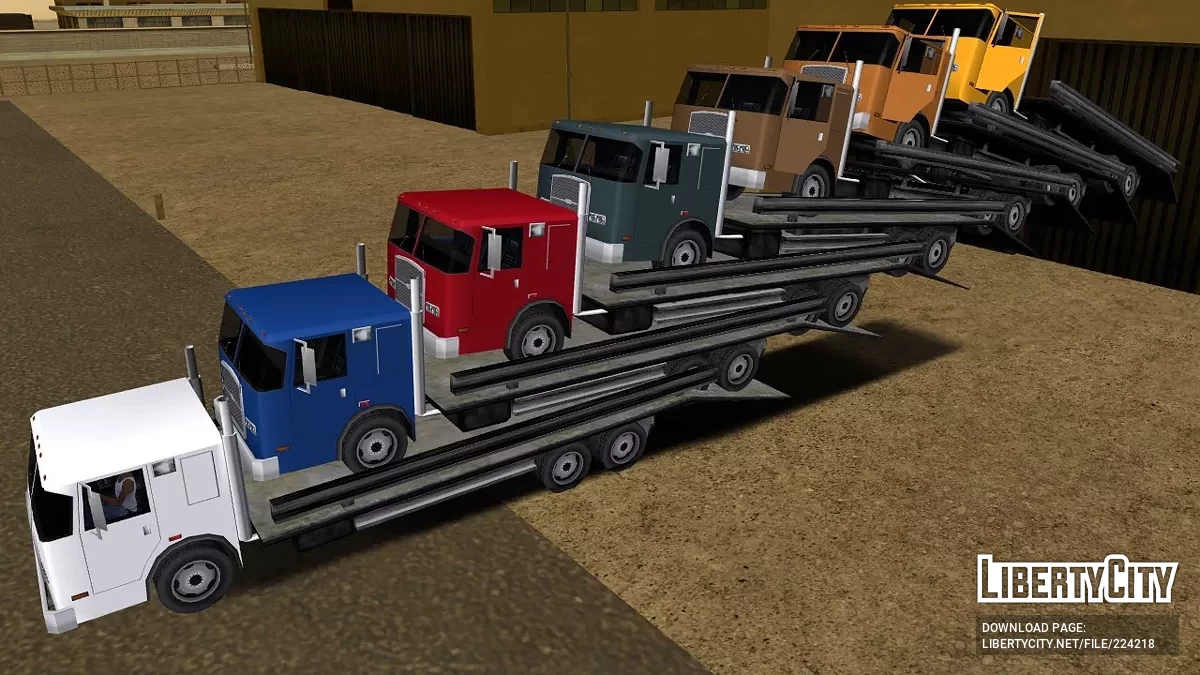 E-One Truck переделанный под DFT-30 / GTA San Andreas