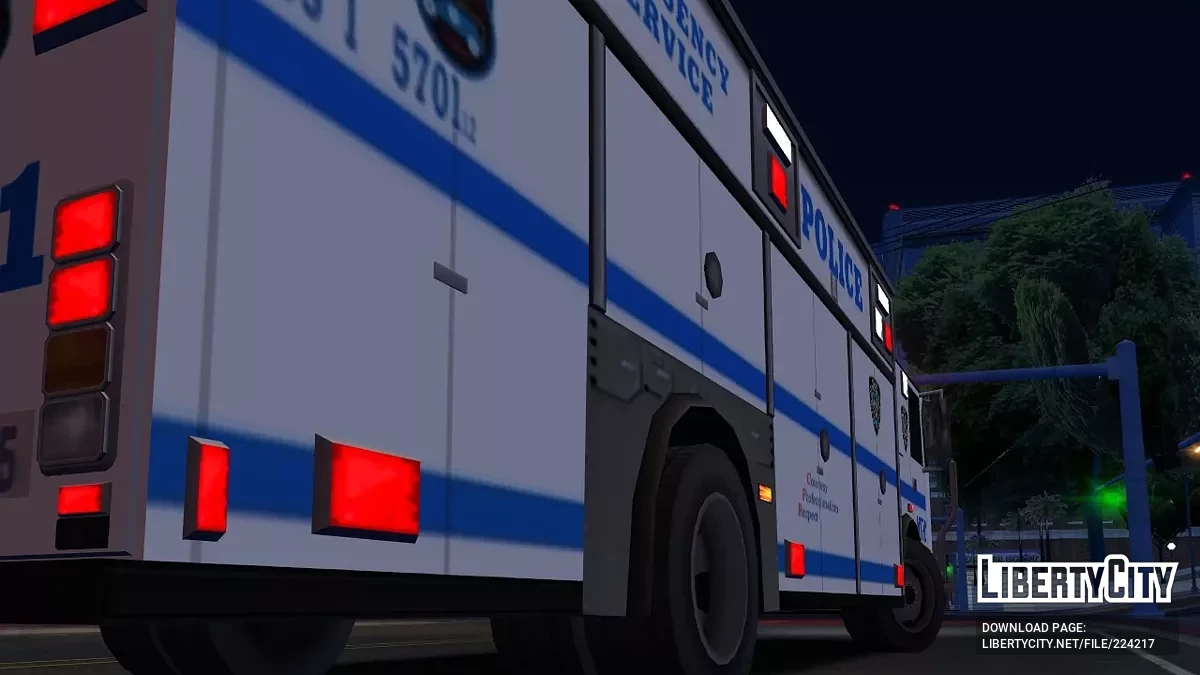 LA SWAT Truck / NY ESU Truck / GTA San Andreas
