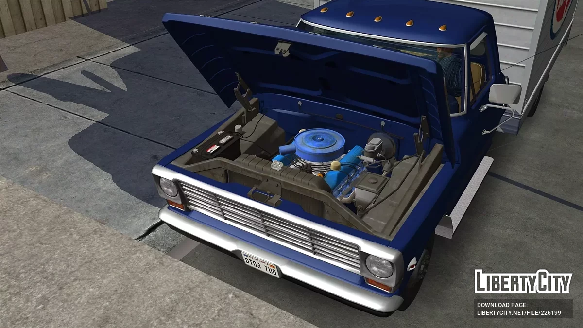 Ford F-350 Box Truck 1969-72 / GTA San Andreas