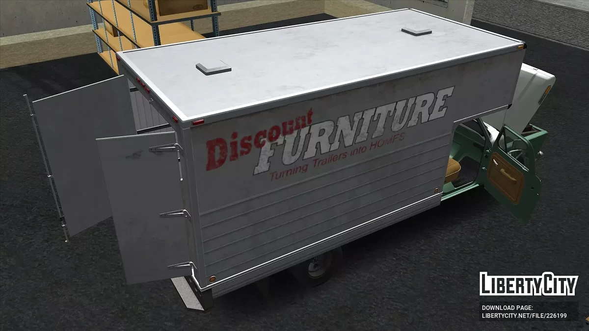 Ford F-350 Box Truck 1969-72 / GTA San Andreas