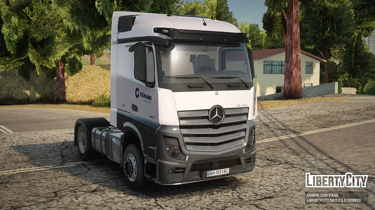 Mercedes-Benz Actros Cemark / GTA San Andreas