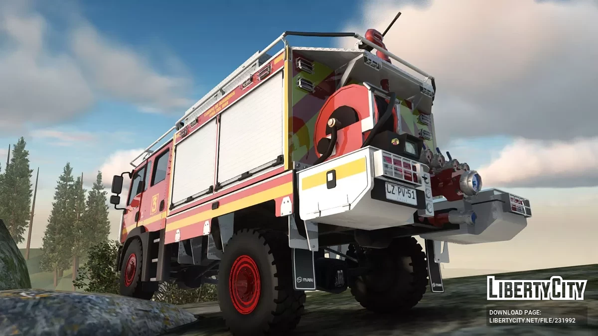 ITURRI MAN TGM 18.340 3ra Compañía de Bomberos de Viña del Mar / GTA San Andreas