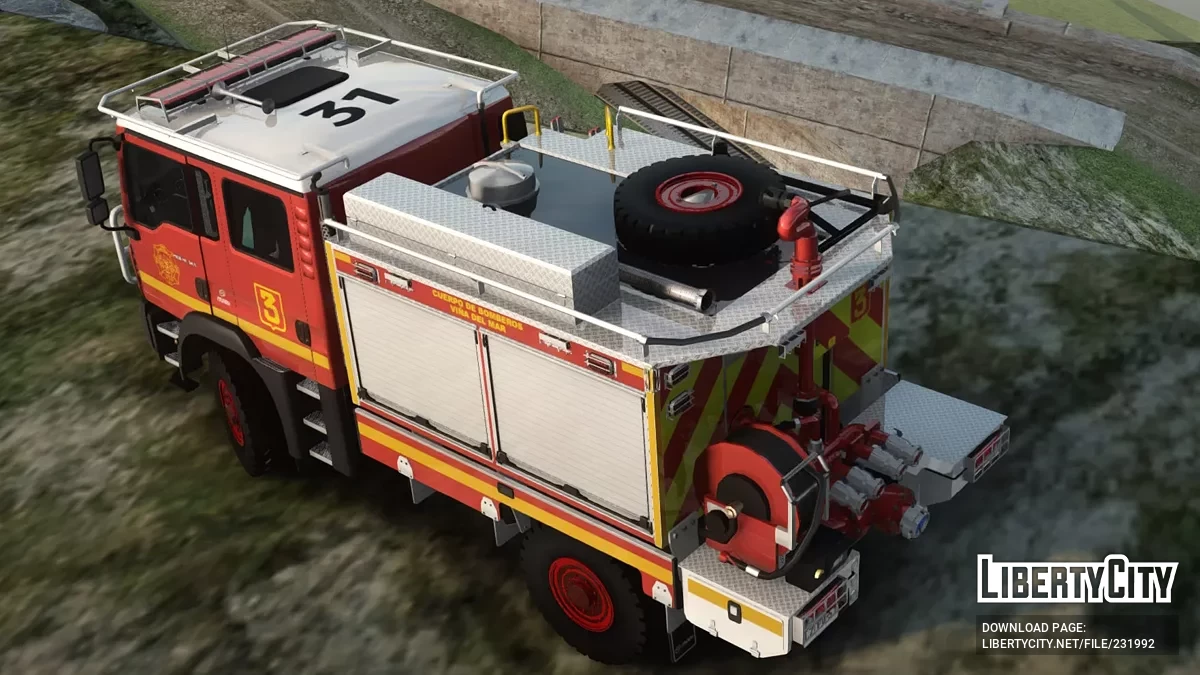 ITURRI MAN TGM 18.340 3ra Compañía de Bomberos de Viña del Mar / GTA San Andreas