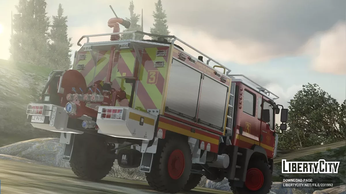 ITURRI MAN TGM 18.340 3ra Compañía de Bomberos de Viña del Mar / GTA San Andreas