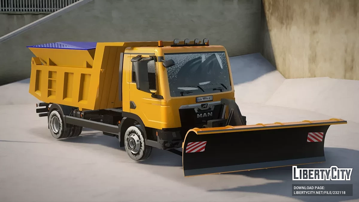 MAN Снегоуборочный [AVS] / GTA San Andreas