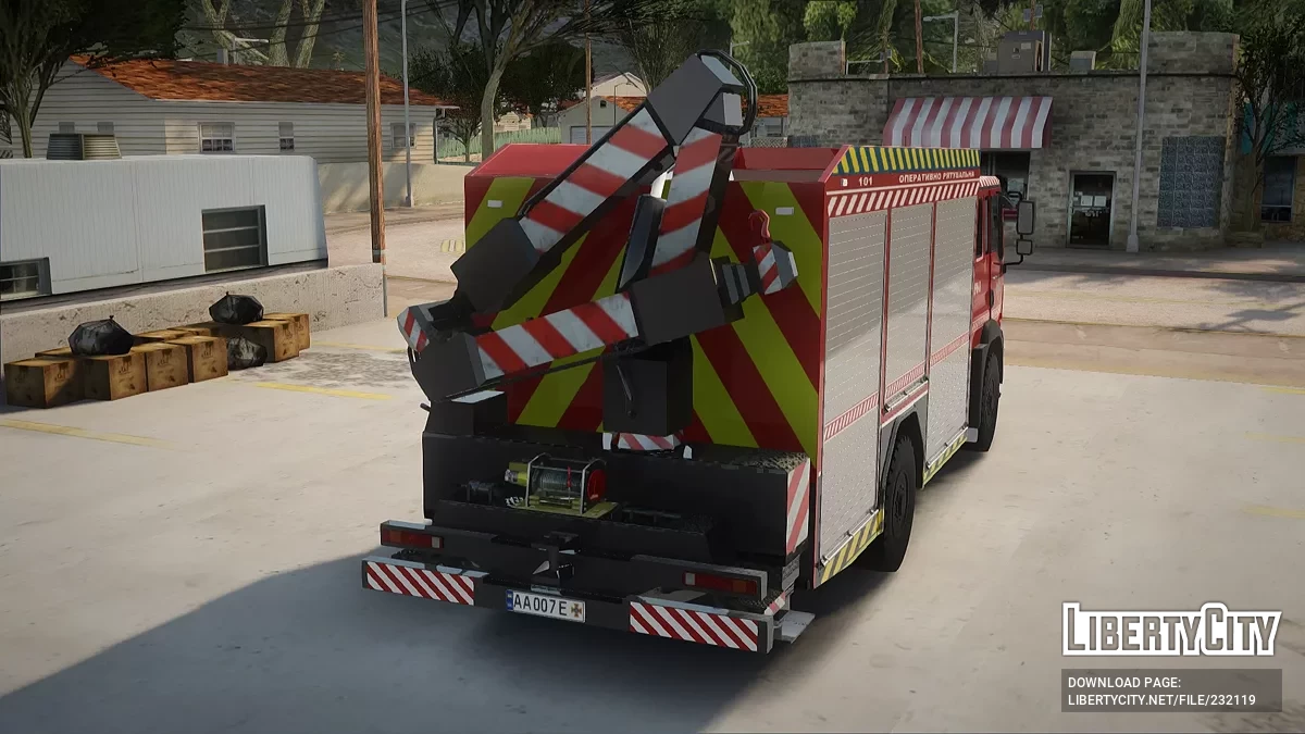 MAN TGM 18.340 ДСНС Украины [AVS] / GTA San Andreas