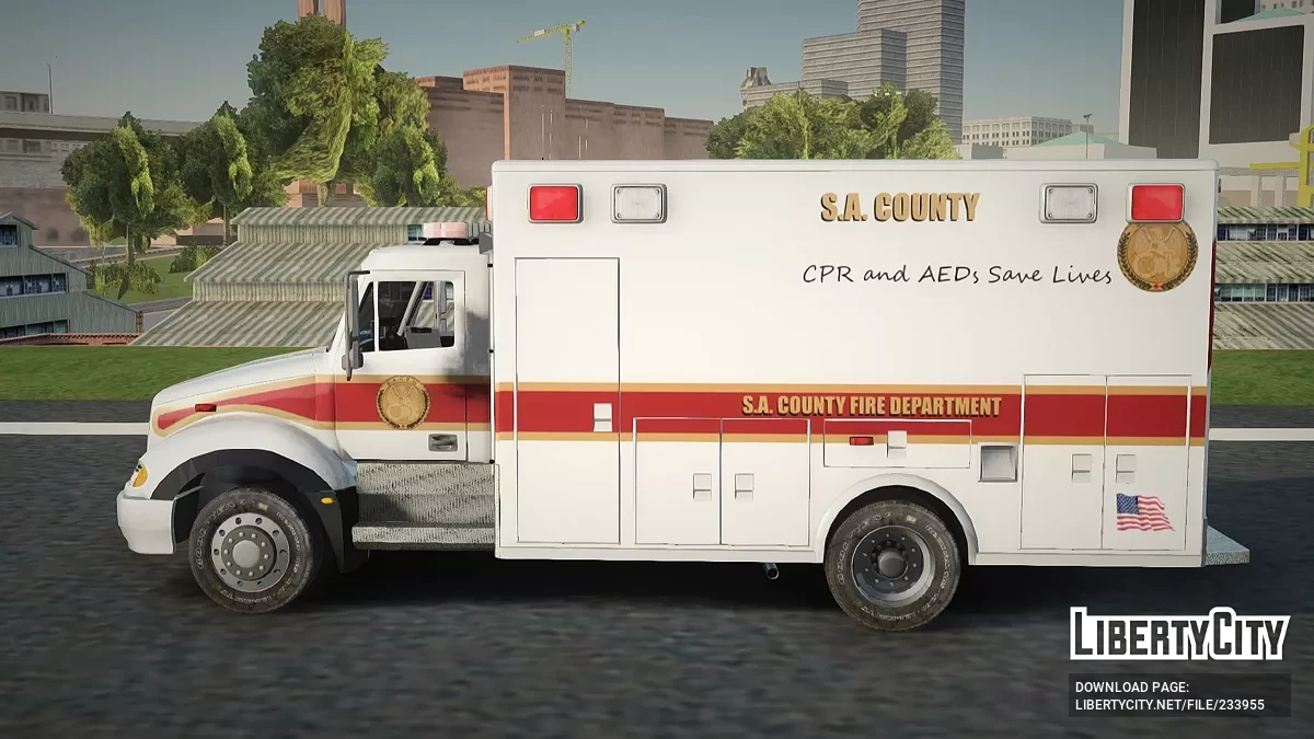 Freightliner M2 Ambulance / GTA San Andreas