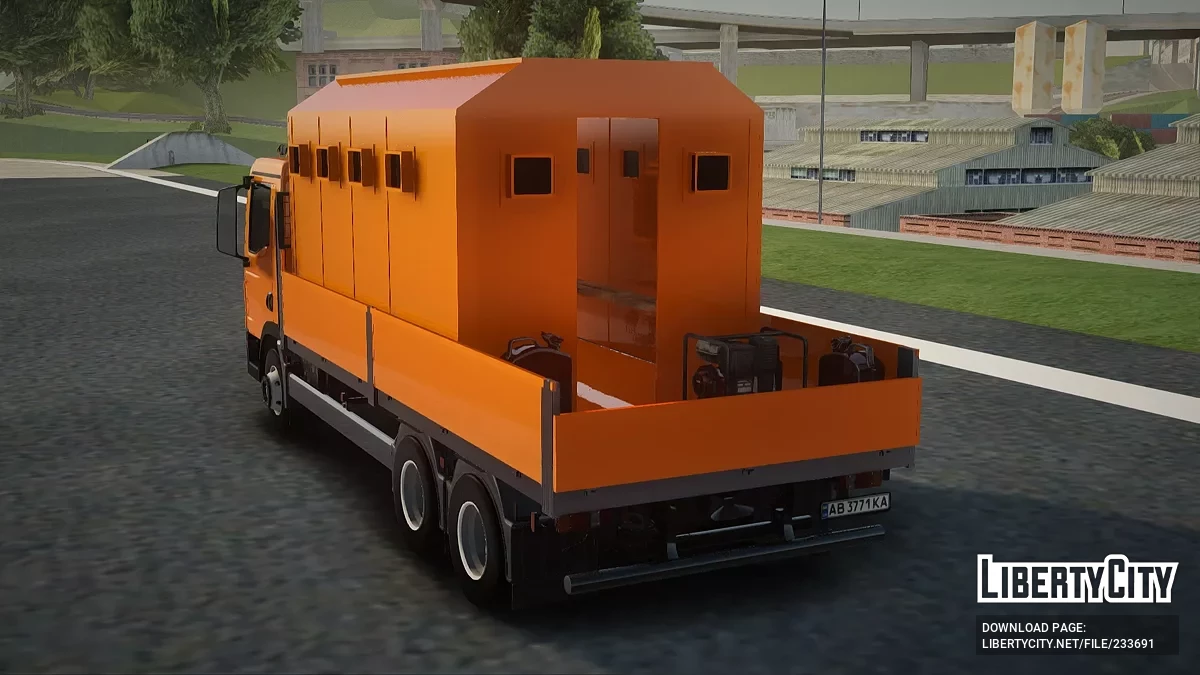 Man TGL Автострада Кунг (AVS) / GTA San Andreas