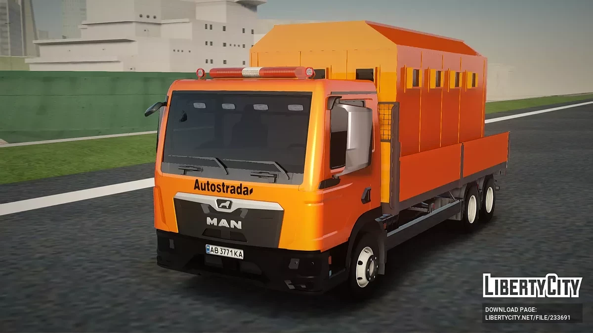 Man TGL Автострада Кунг (AVS) / GTA San Andreas