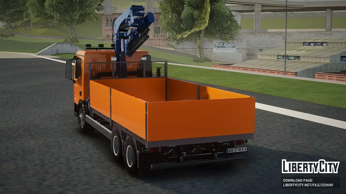 Man TGL Автострада (манипулятор) / GTA San Andreas