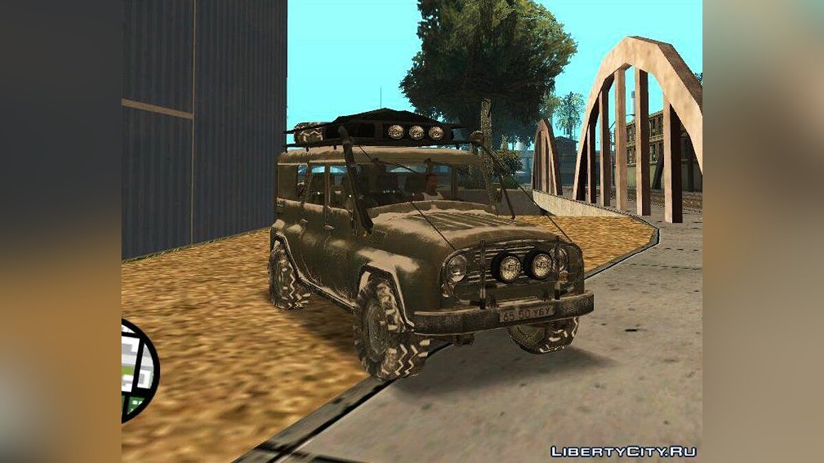 Скачать УАЗ-31519 зимний вариант из COD MW 2 для GTA San Andreas