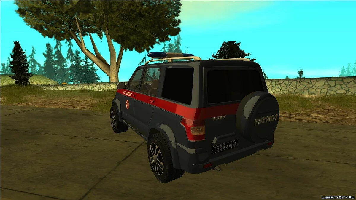 UAZ Patriot (росгвардия, макс.комплект.) / GTA San Andreas