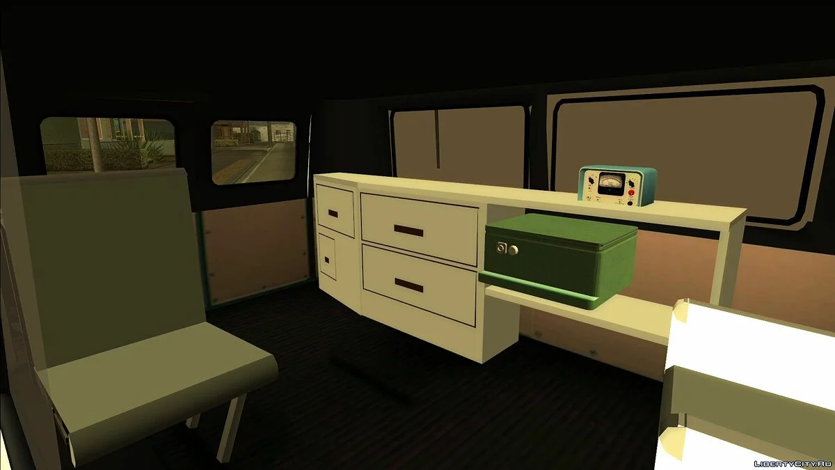 УАЗ-2206 — скорая мед.помощь / GTA San Andreas