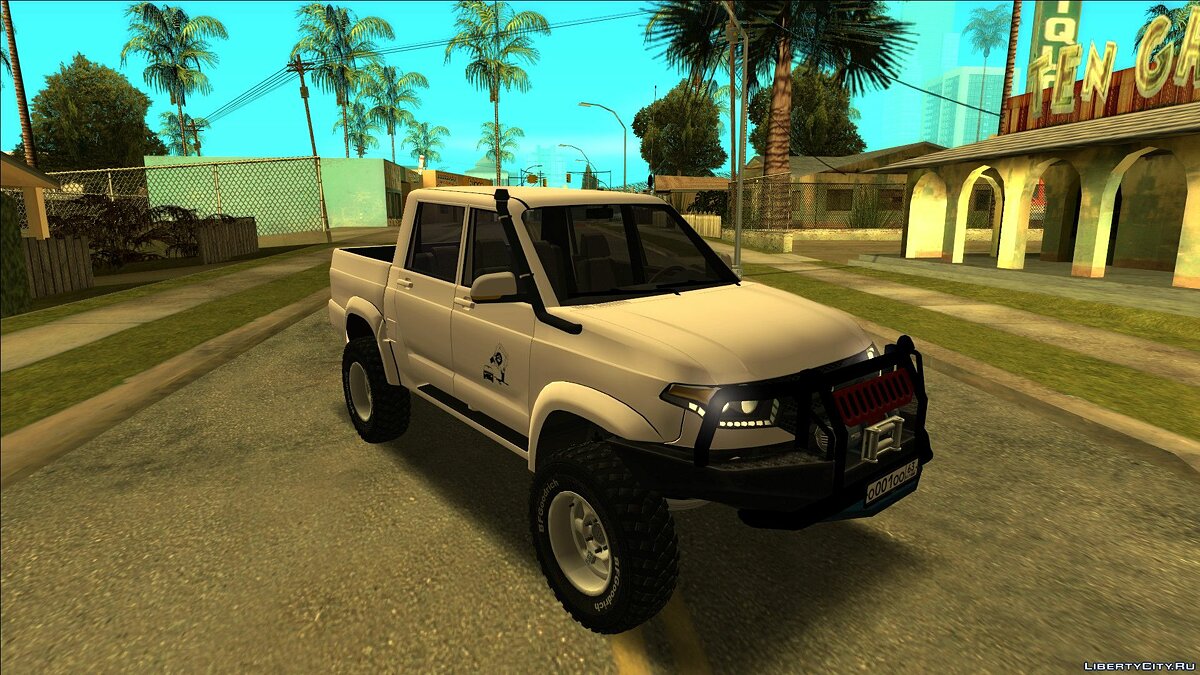 Скачать УАЗ Патриот Пикап 4x4 для GTA San Andreas