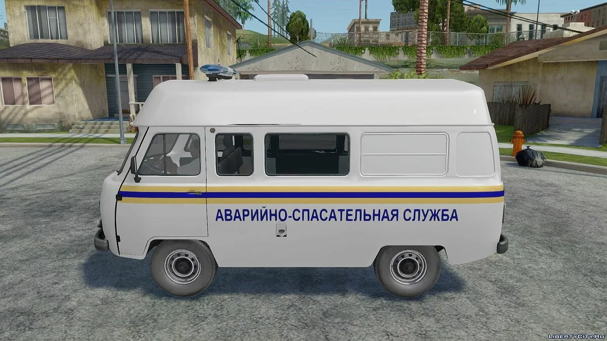 УАЗ-3909 МЧС с высокой крышей / GTA San Andreas