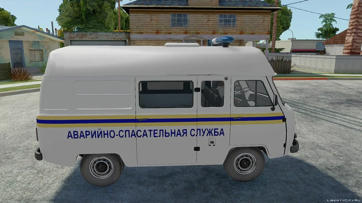 УАЗ-3909 МЧС с высокой крышей / GTA San Andreas