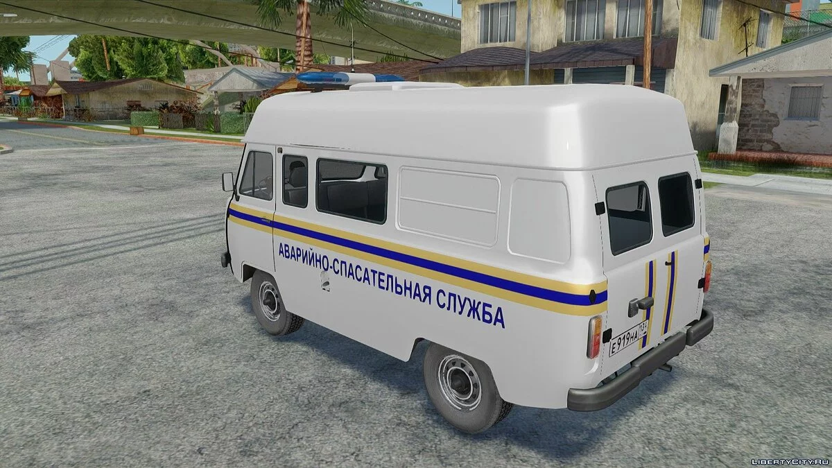 УАЗ-3909 МЧС с высокой крышей / GTA San Andreas