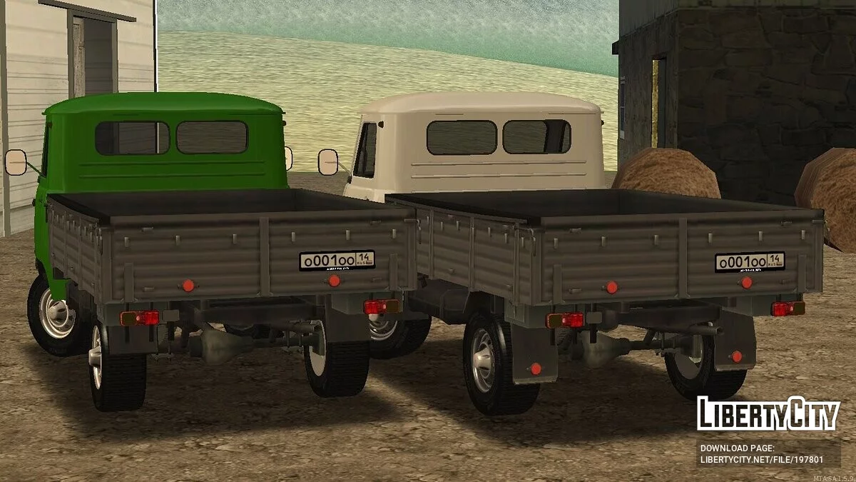 УАЗ 39095 + CCD / GTA San Andreas