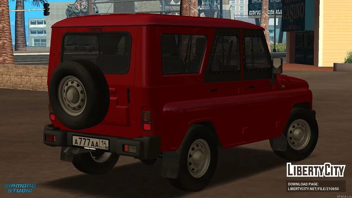УАЗ Хантер + CCD / GTA San Andreas