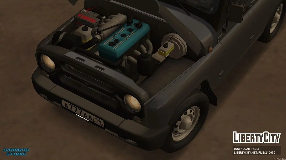 УАЗ Хантер + CCD / GTA San Andreas