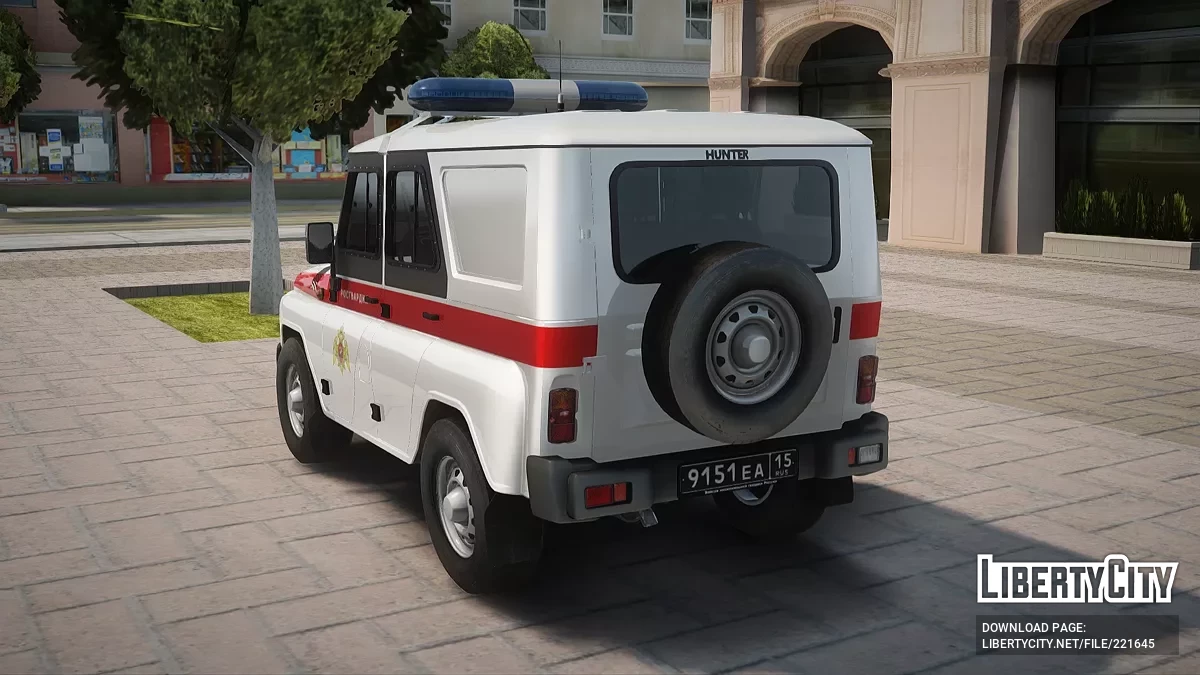 УАЗ Хантер Росгвардия / GTA San Andreas