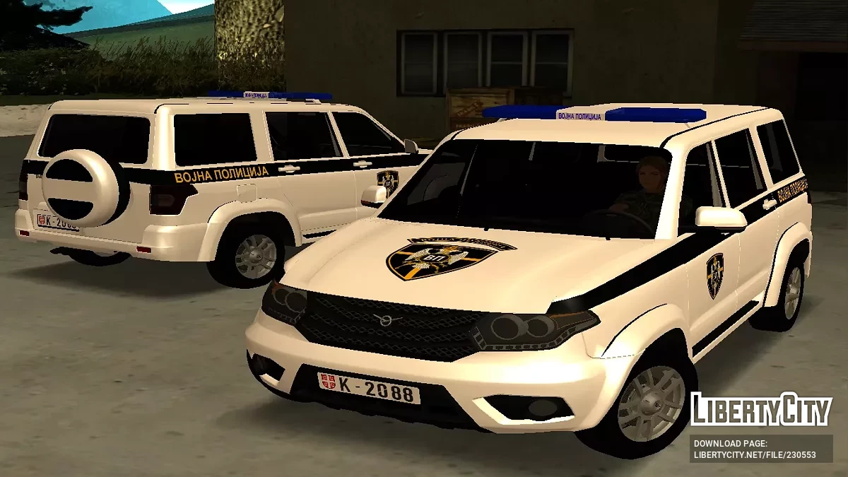 2020 UAZ Patriot Vojna Policija / GTA San Andreas