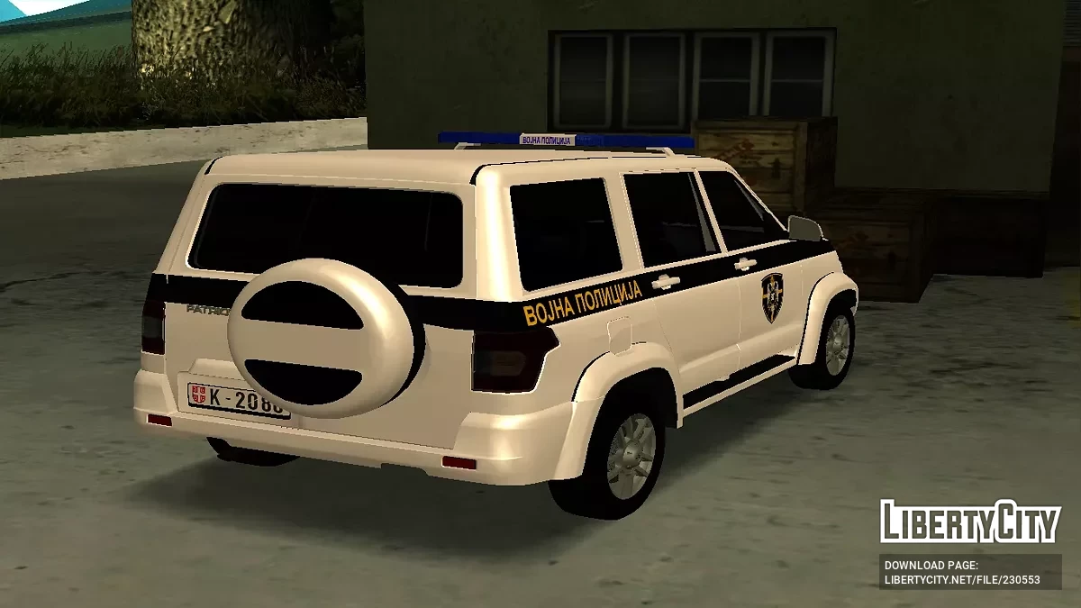 2020 UAZ Patriot Vojna Policija / GTA San Andreas