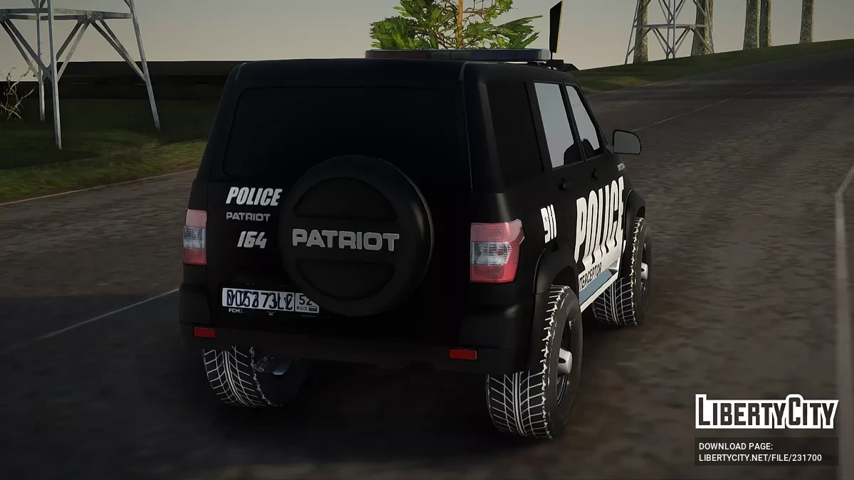 UAZ Patriot American Police / GTA San Andreas