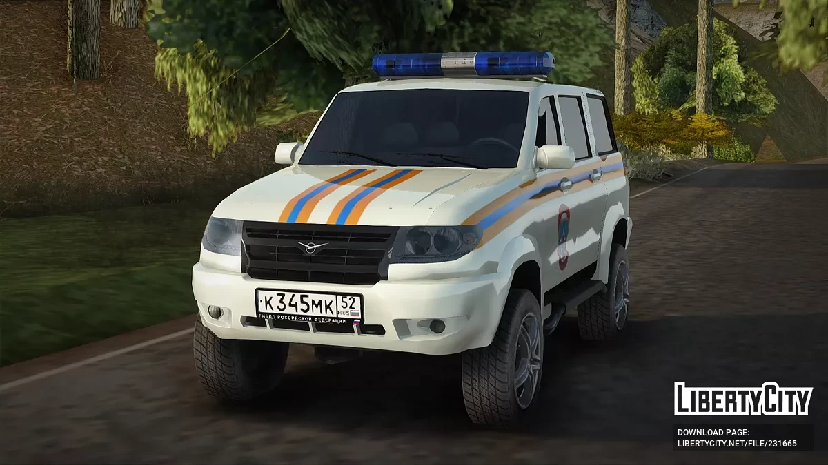 УАЗ Патриот МЧС / GTA San Andreas