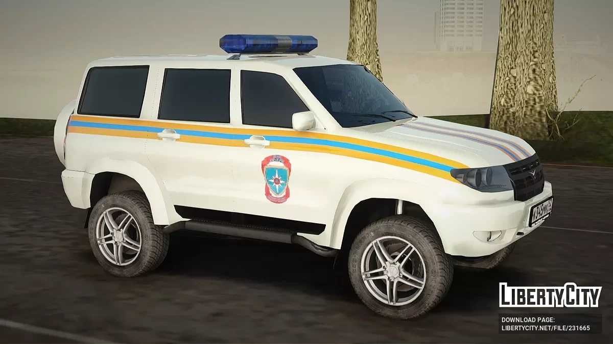 УАЗ Патриот МЧС / GTA San Andreas